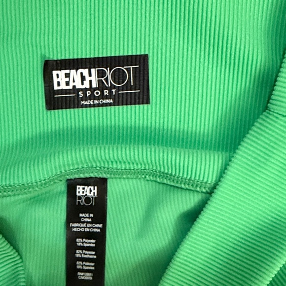 Beach Riot leggings Neon Green ribbed - Picture 3 of 7